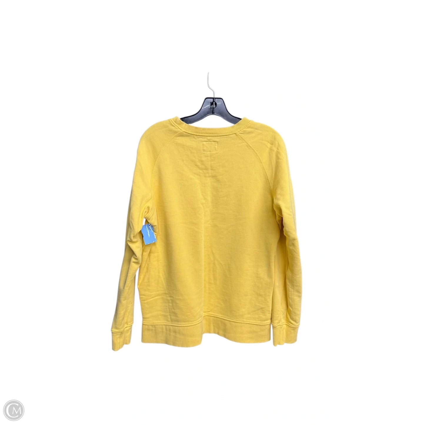 Sweatshirt Crewneck By Pact In Yellow, Size: L