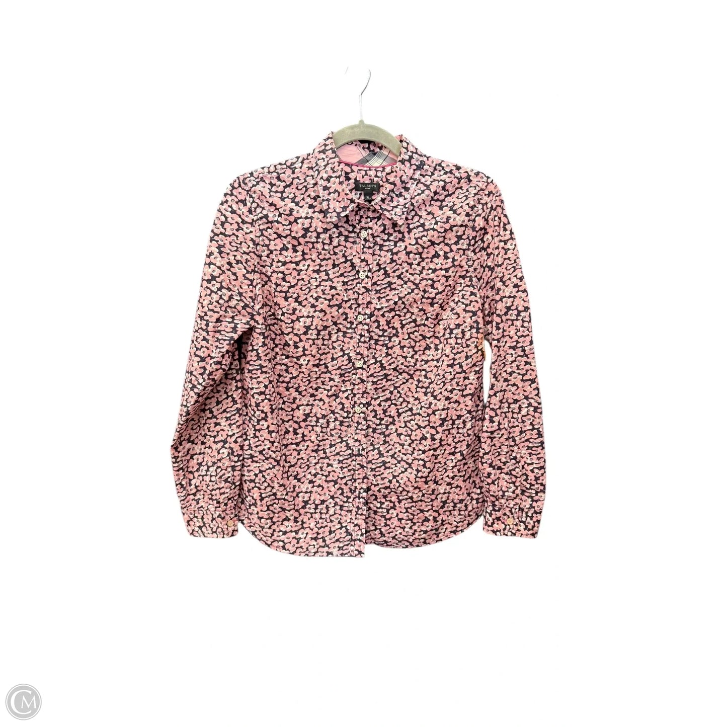 Top Long Sleeve By Talbots In Floral Print, Size: 8p