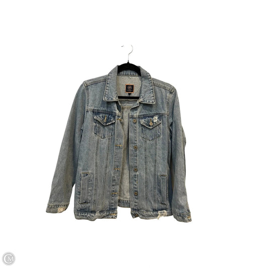 Jacket Denim By Clothes Mentor In Blue Denim, Size: S