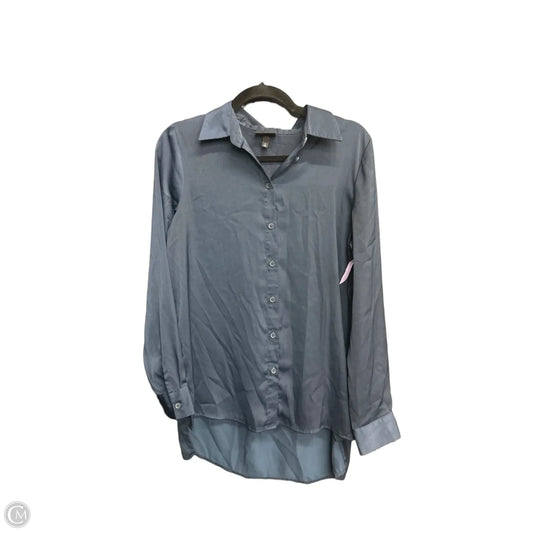 Top Long Sleeve By Who What Wear In Blue, Size: S