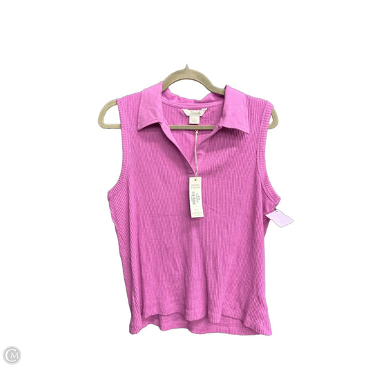Top Sleeveless By Natural Reflections In Purple, Size: S