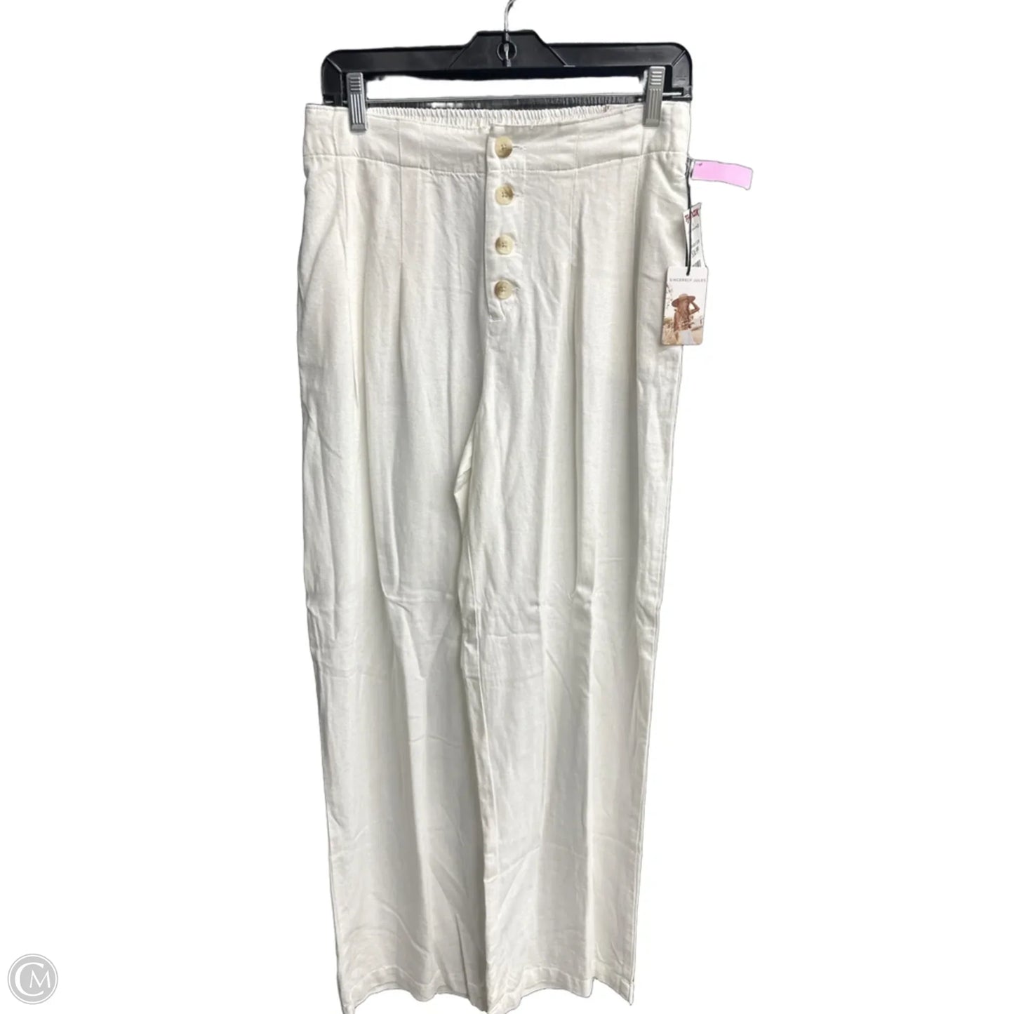 Pants Linen By Sincerely Jules In White, Size: 8
