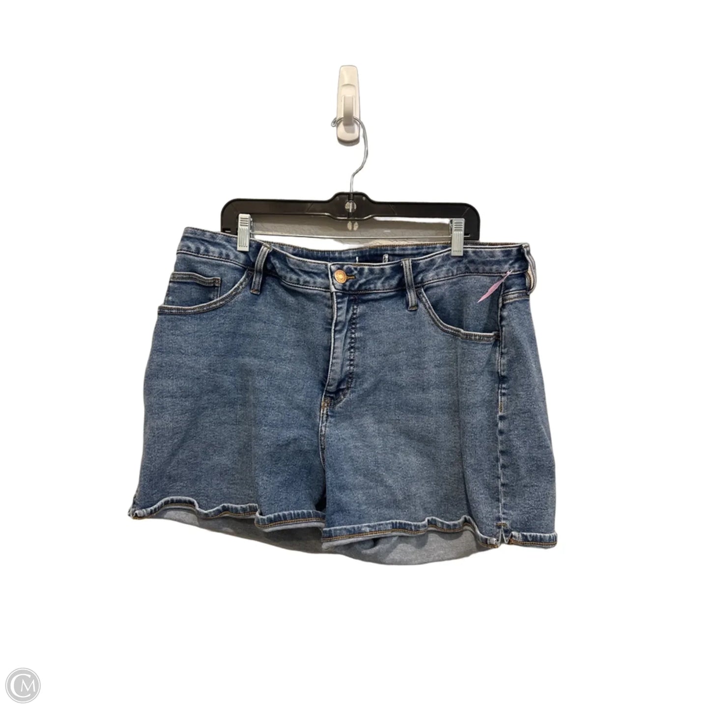 Shorts By Ava & Viv In Blue Denim, Size: 18
