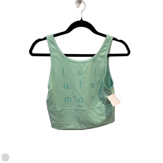 Athletic Bra By Lululemon In Teal, Size: S