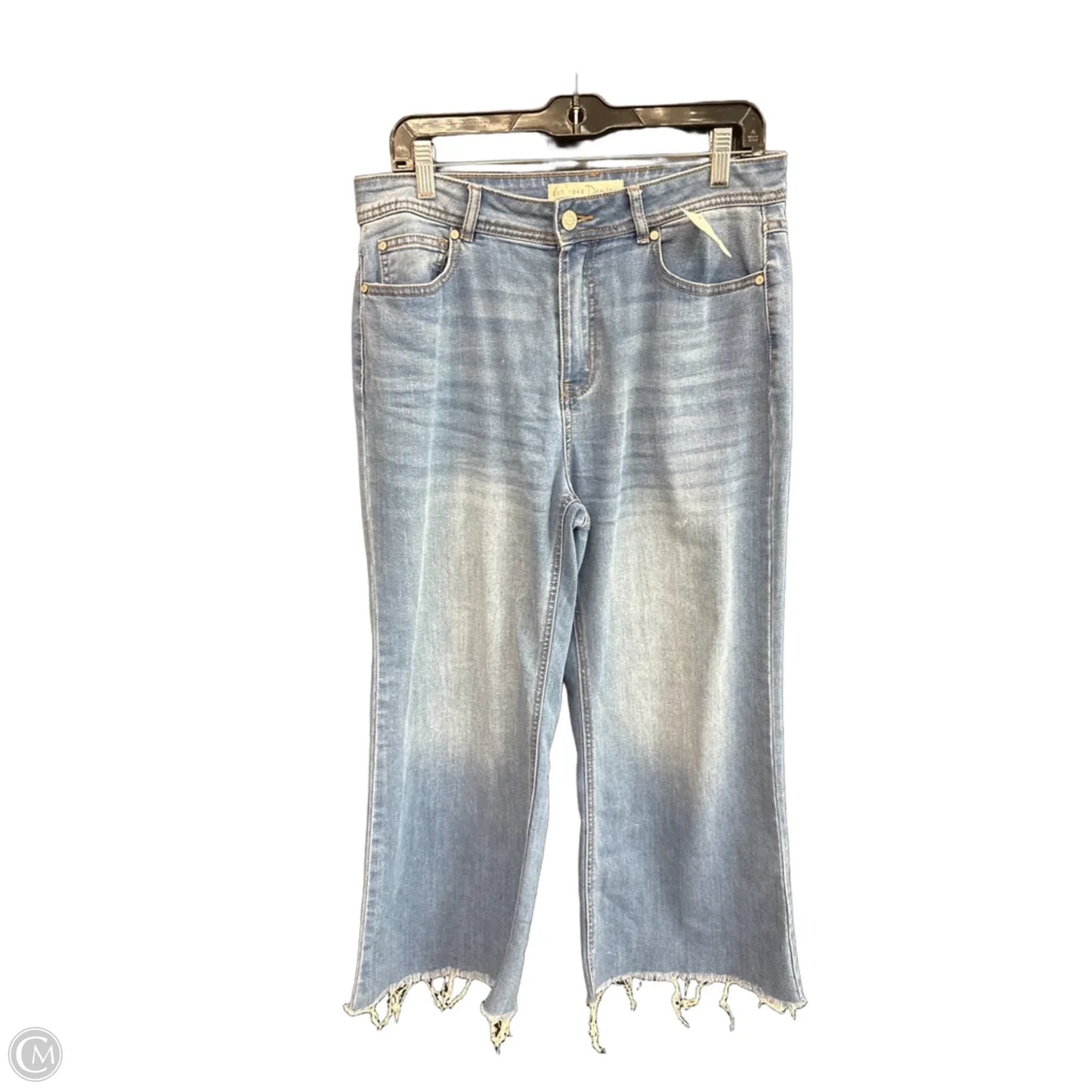 Jeans Wide Leg By Cato In Blue Denim, Size: 10