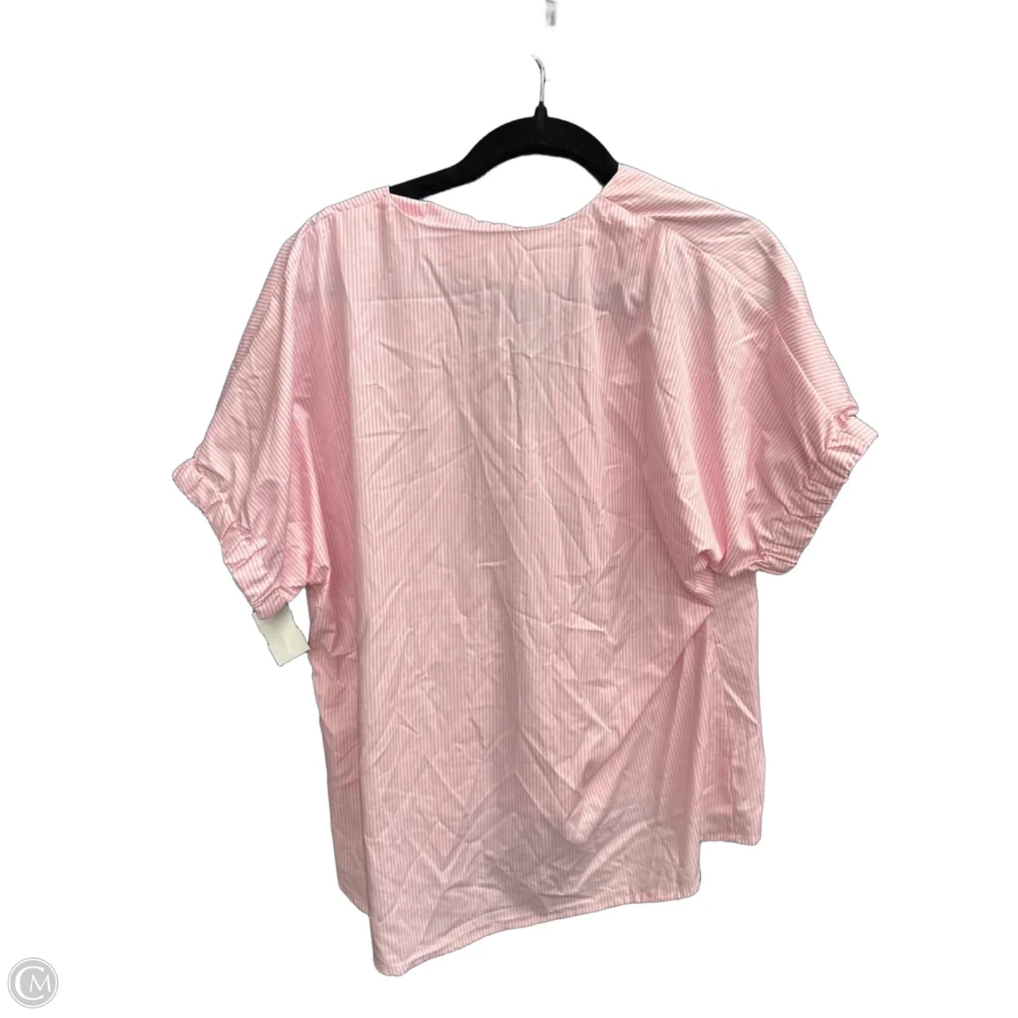 Top Short Sleeve By Clothes Mentor In Striped Pattern, Size: Osfm