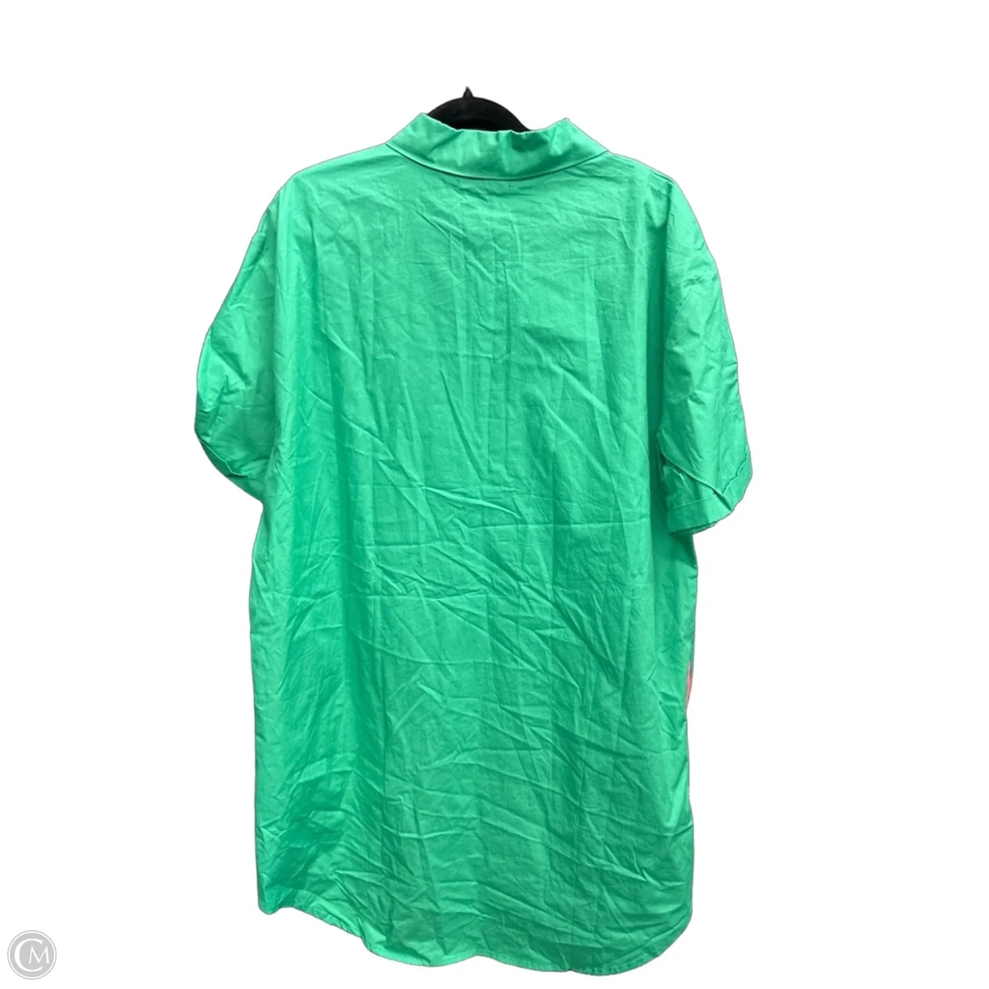 Dress Casual Short By Clothes Mentor In Green & Pink, Size: Osfm