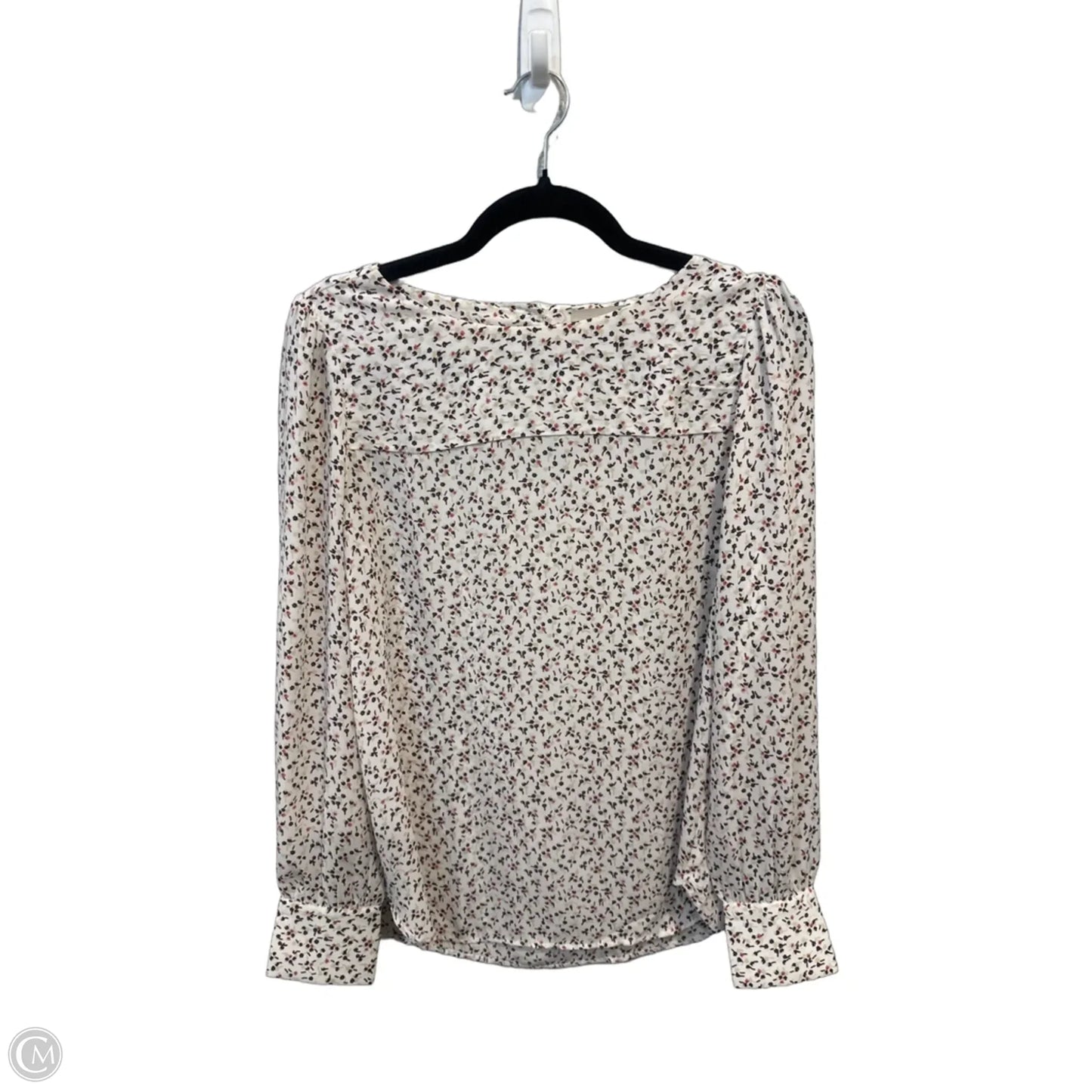 Top Long Sleeve By Loft In Floral Print, Size: S