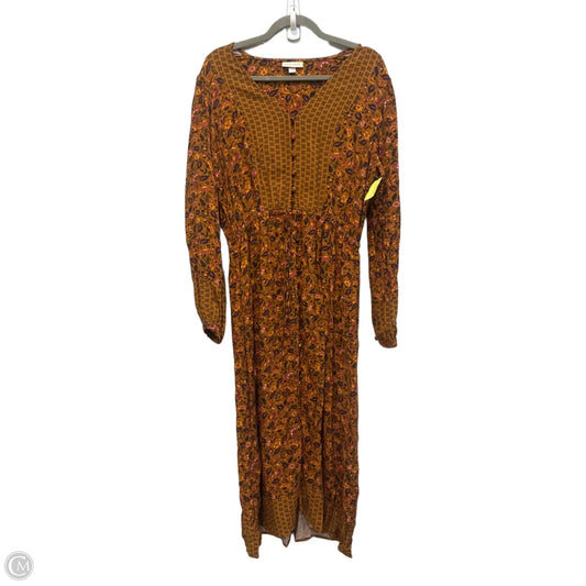 Dress Casual Maxi By Knox Rose In Floral Print, Size: M