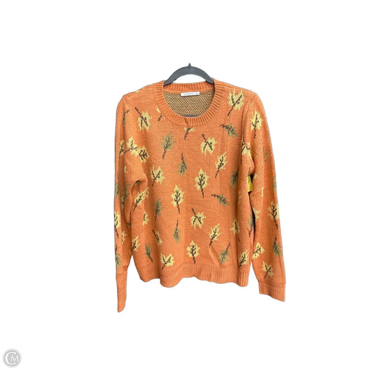 Sweater By Staccato In Orange, Size: Xl