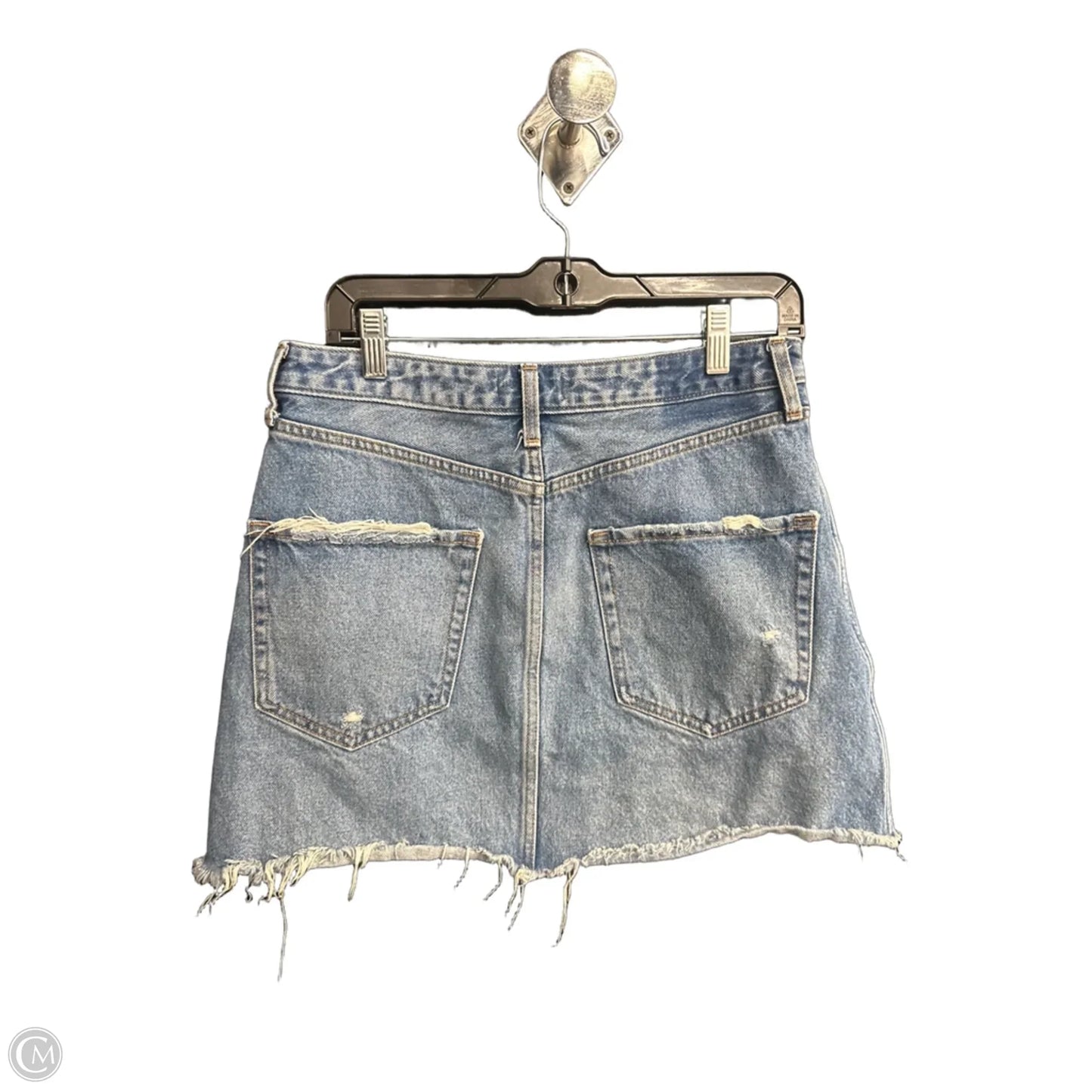Skirt Mini & Short By Abercrombie And Fitch In Blue Denim, Size: 10