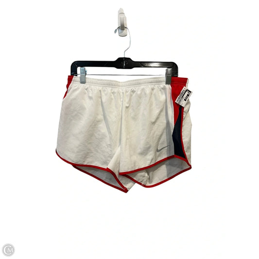 Athletic Shorts By Nike Apparel In Blue & Red & White, Size: L