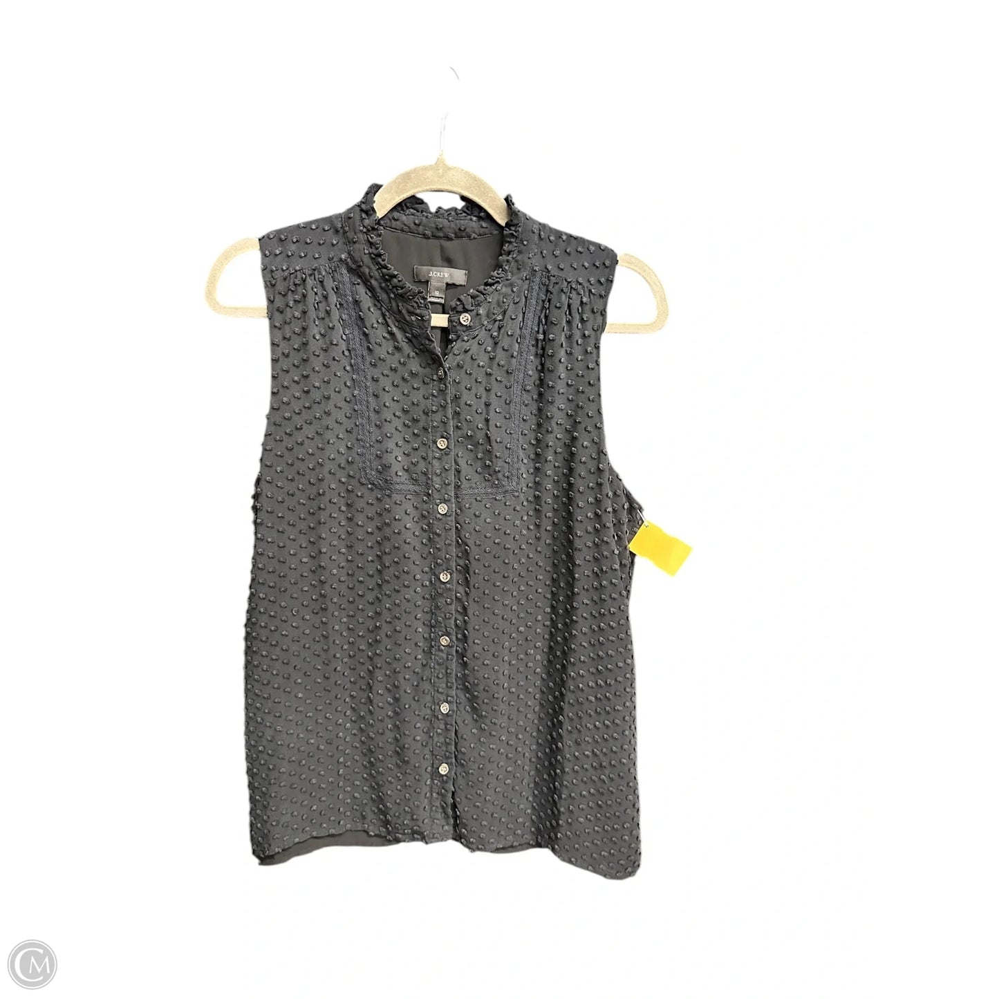 Top Sleeveless By J. Crew In Black, Size: L