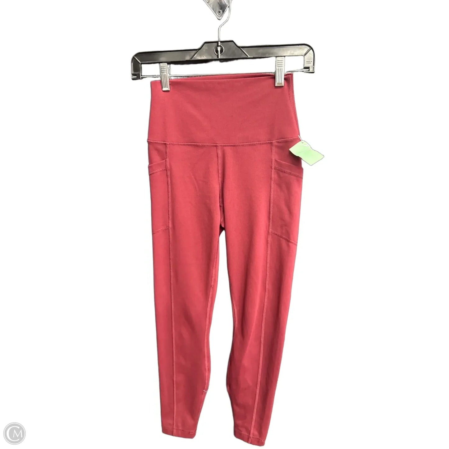 Athletic Leggings By Yogalicious In Red, Size: S