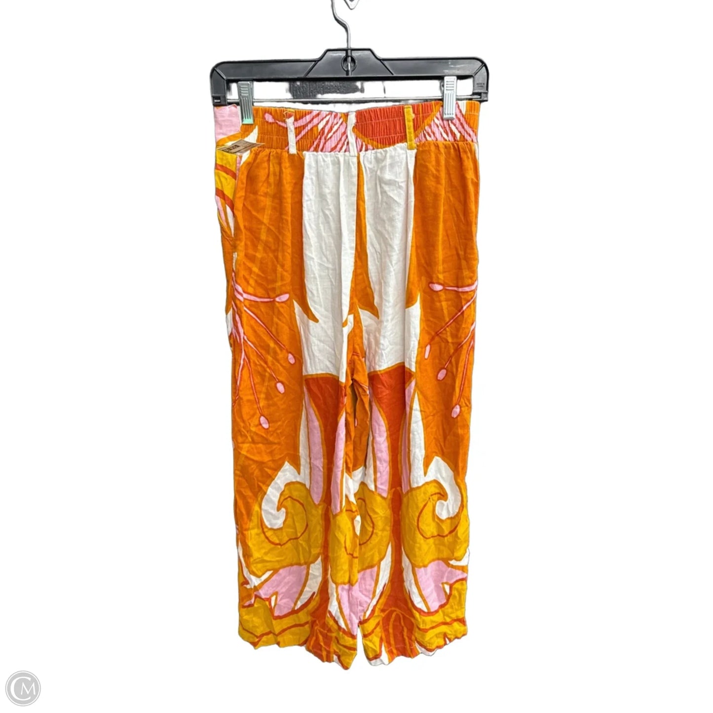 Pants Linen By Rachel Zoe In Orange & Pink, Size: 4