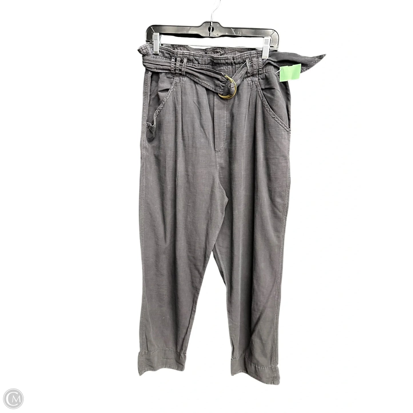 Pants Linen By Anthropologie In Black, Size: 8
