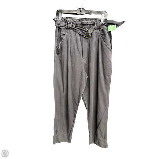 Pants Linen By Anthropologie In Black, Size: 8