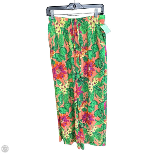 Pants Linen By Clothes Mentor In Tropical Print, Size: 4