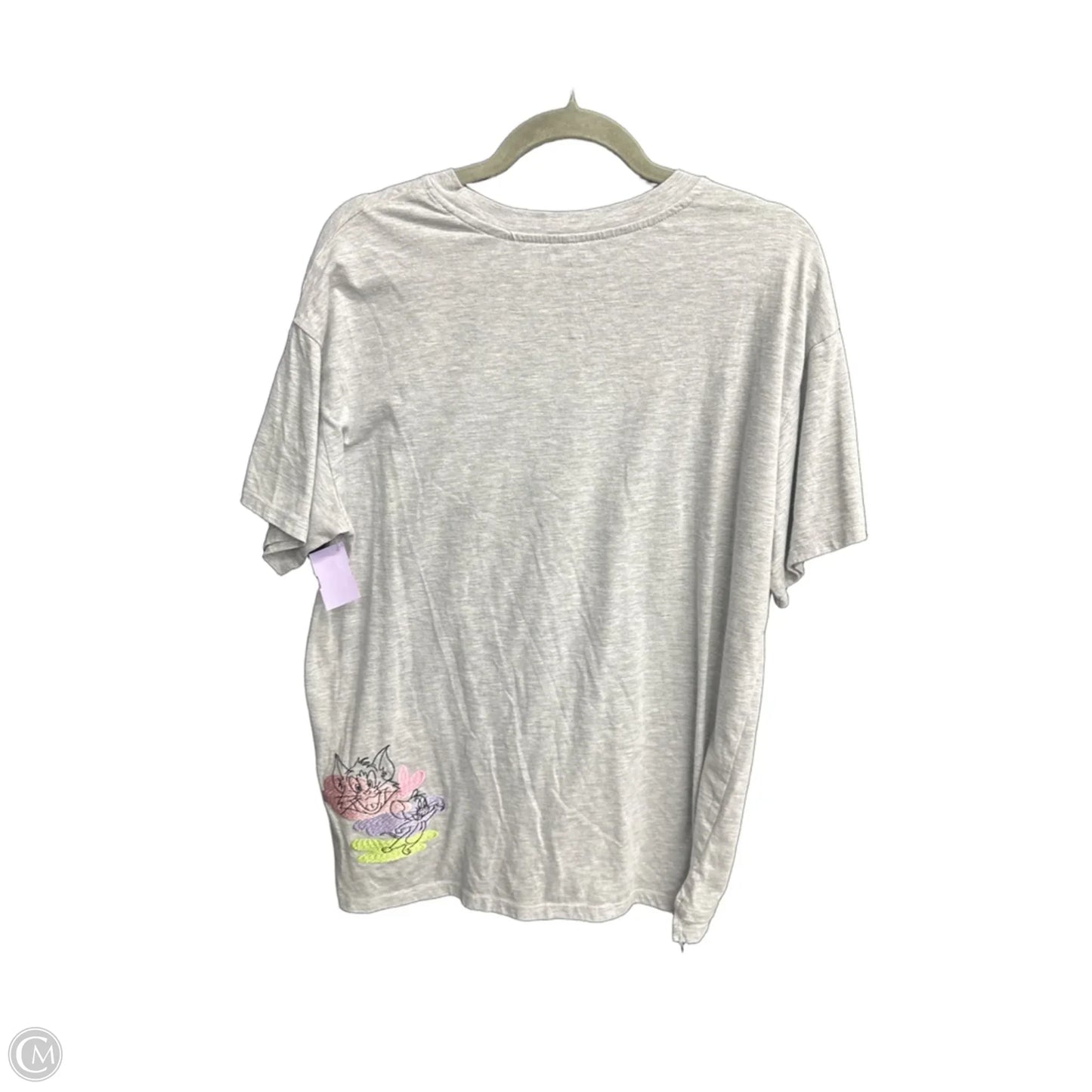 Top Sleeveless By Clothes Mentor In Grey, Size: L