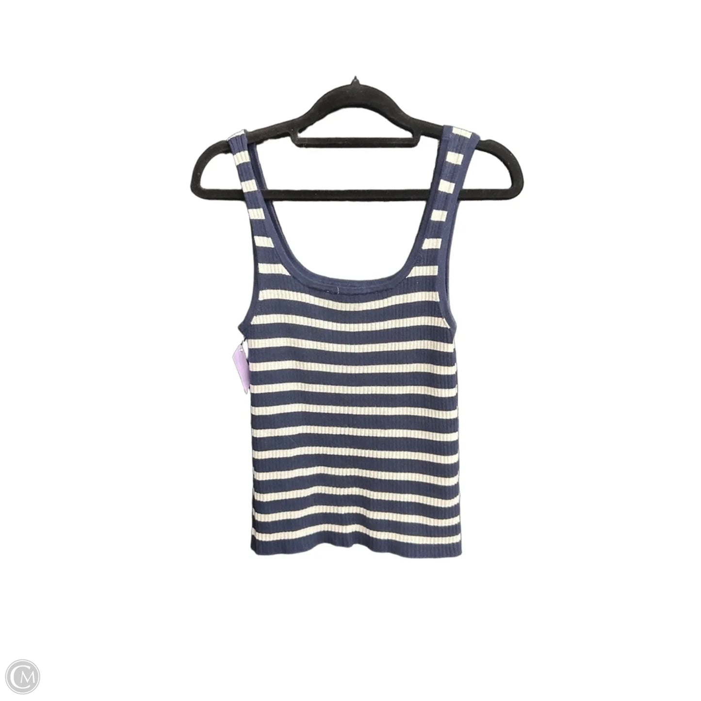 Top Sleeveless By Loft In Navy, Size: S