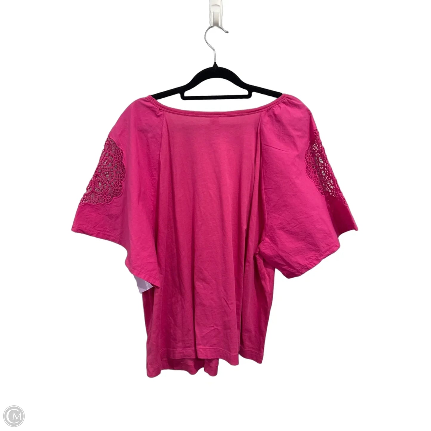 Top Short Sleeve By Old Navy In Pink, Size: Xl