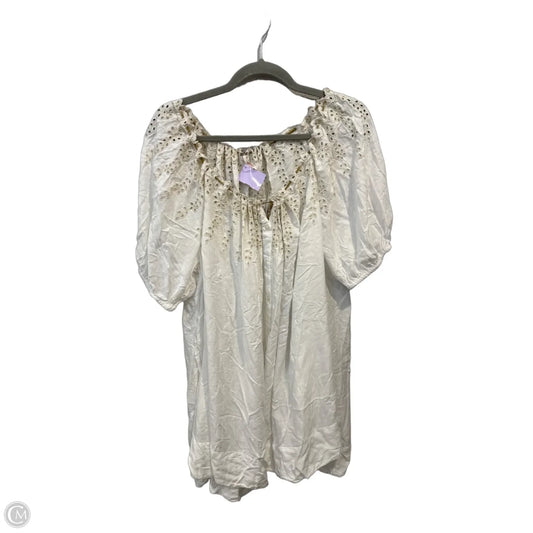 Top Short Sleeve By Free People In White, Size: L