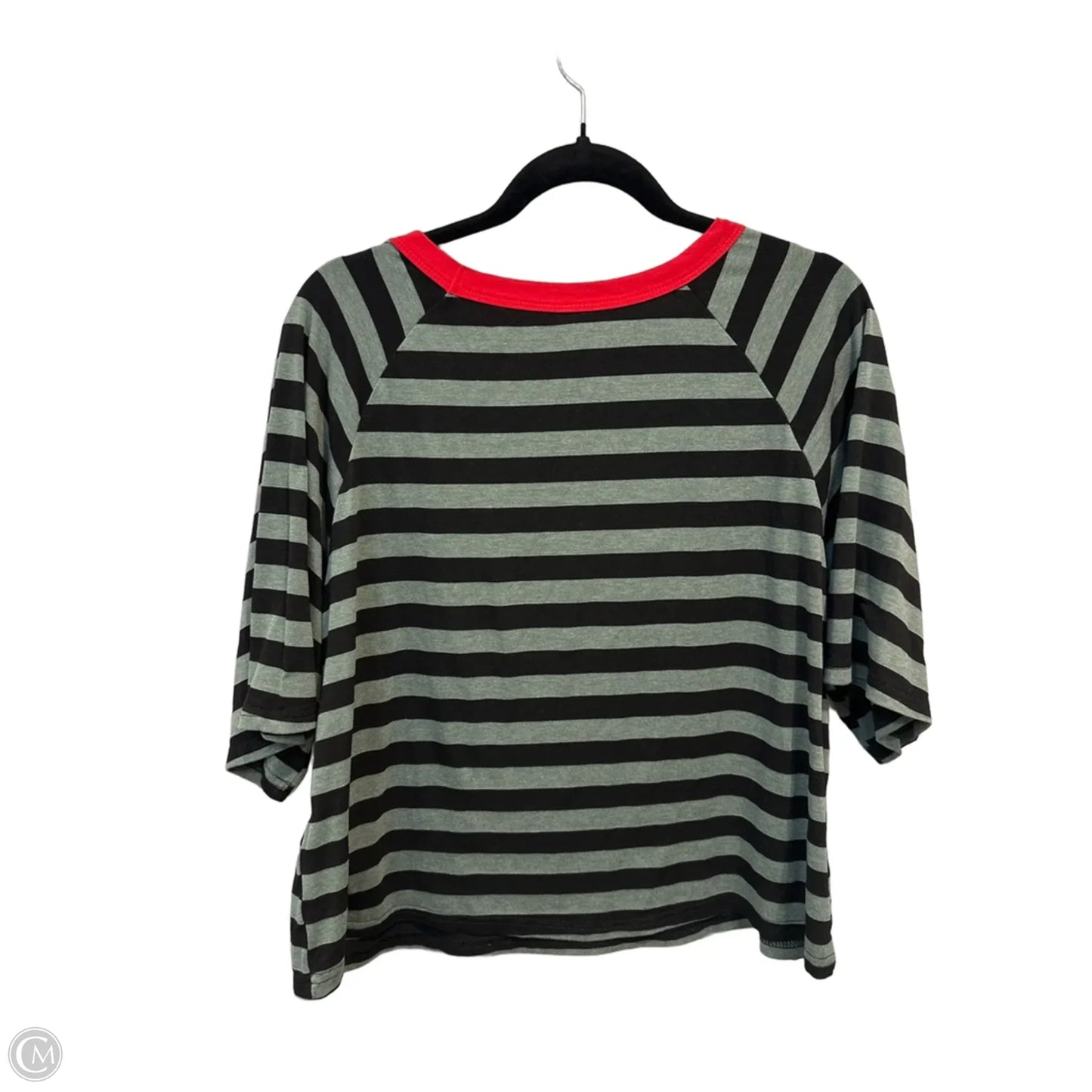 Top Short Sleeve By Dokotoo In Striped Pattern, Size: M