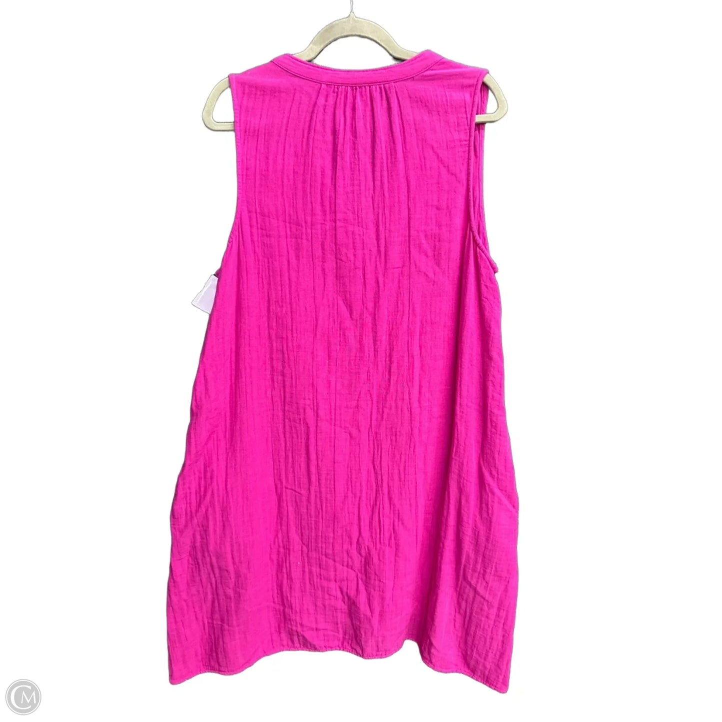 Dress Casual Short By Time And Tru In Pink, Size: L