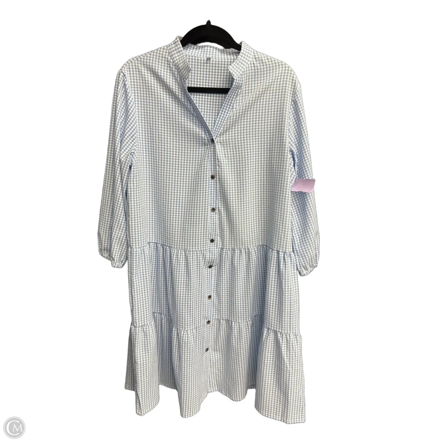 Dress Casual Short By Clothes Mentor In Plaid Pattern, Size: L