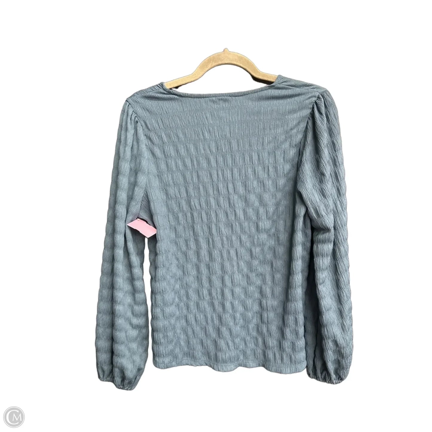 Top Long Sleeve By Nine West In Green, Size: S