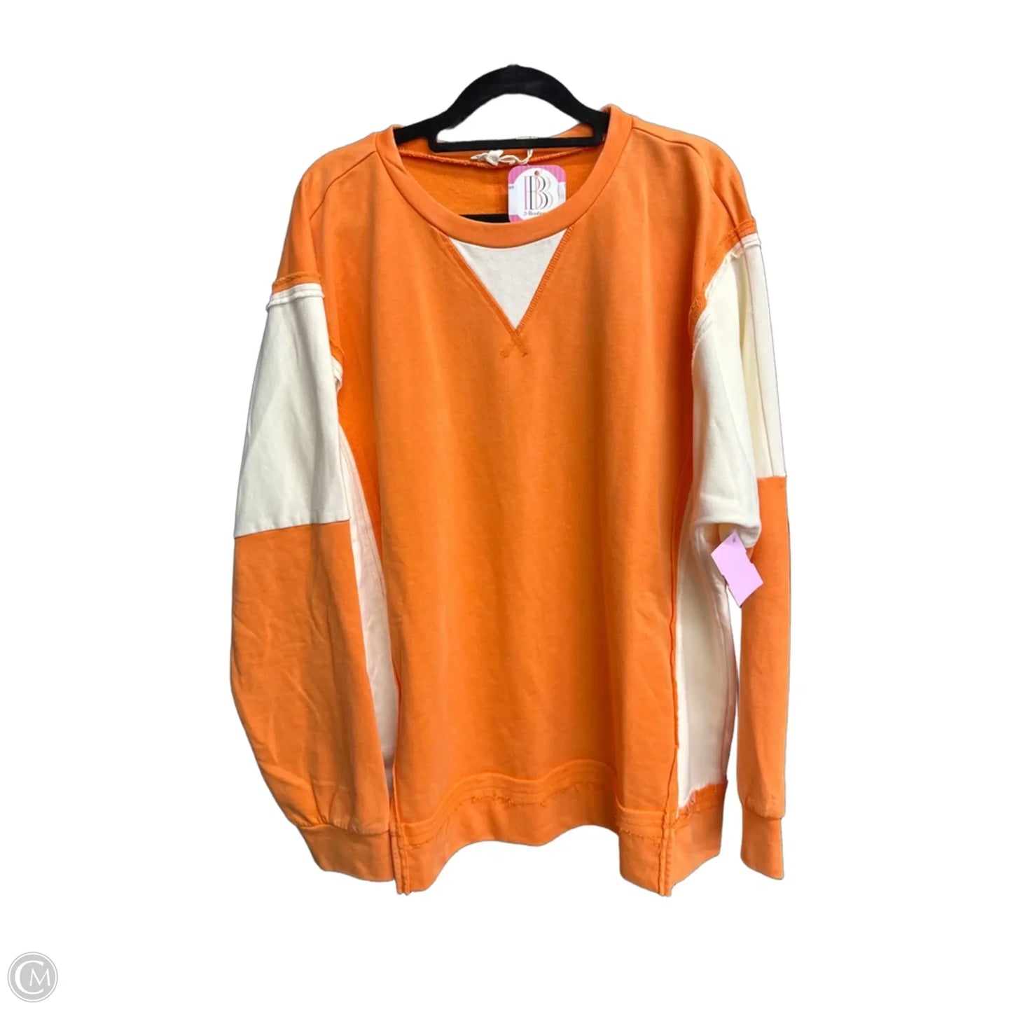 Top Long Sleeve By Jodifl In Orange, Size: L