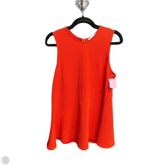 Top Sleeveless By Clothes Mentor In Red, Size: M