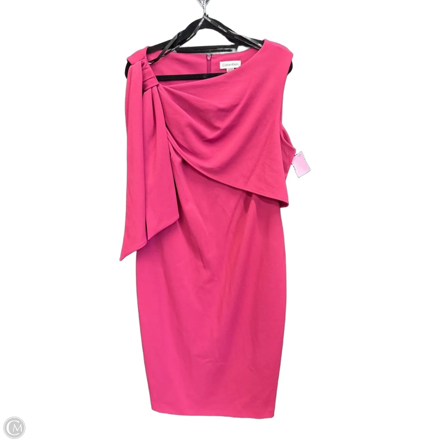 Dress Party Midi By Calvin Klein In Pink, Size: 12