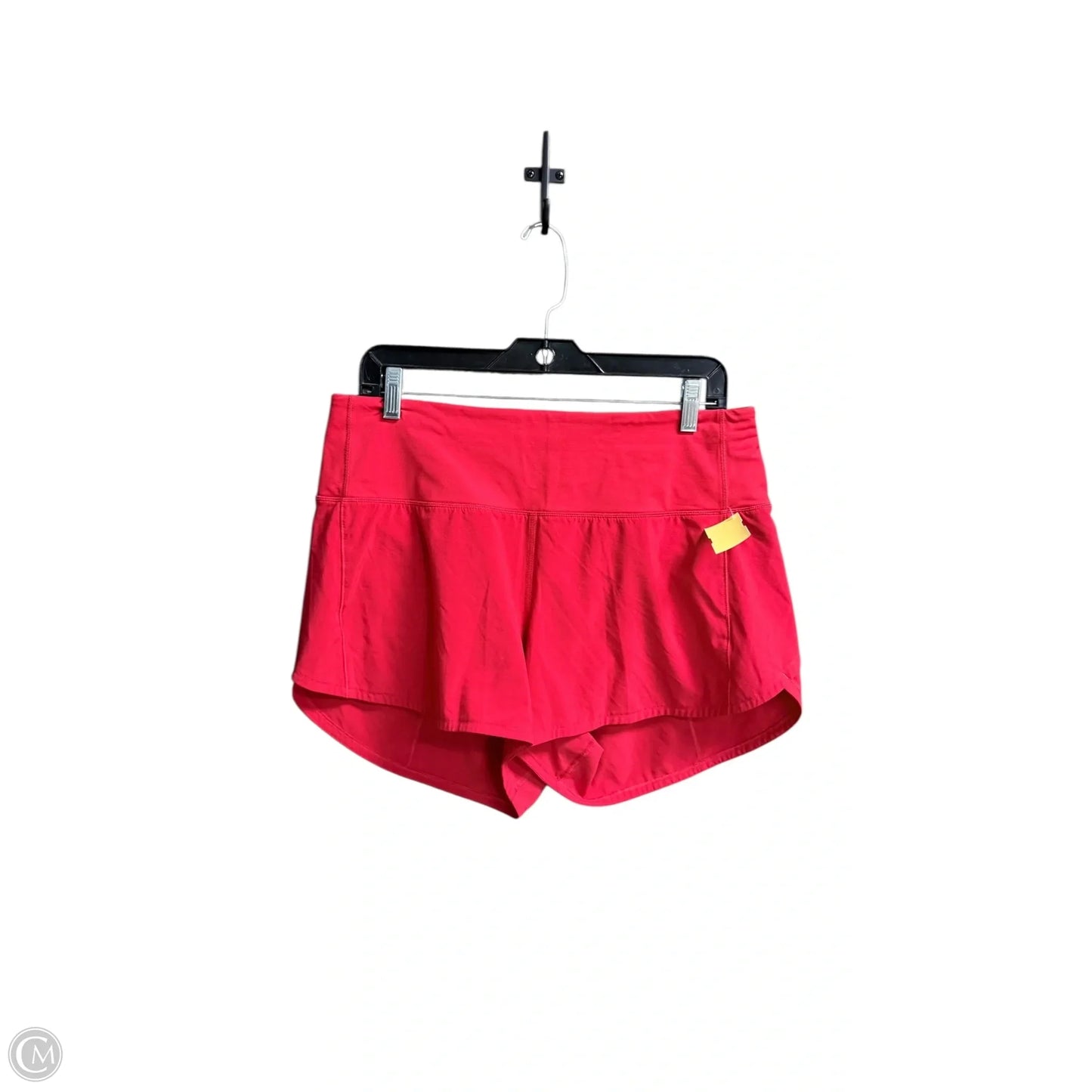 Athletic Shorts By Lululemon In Red, Size: M
