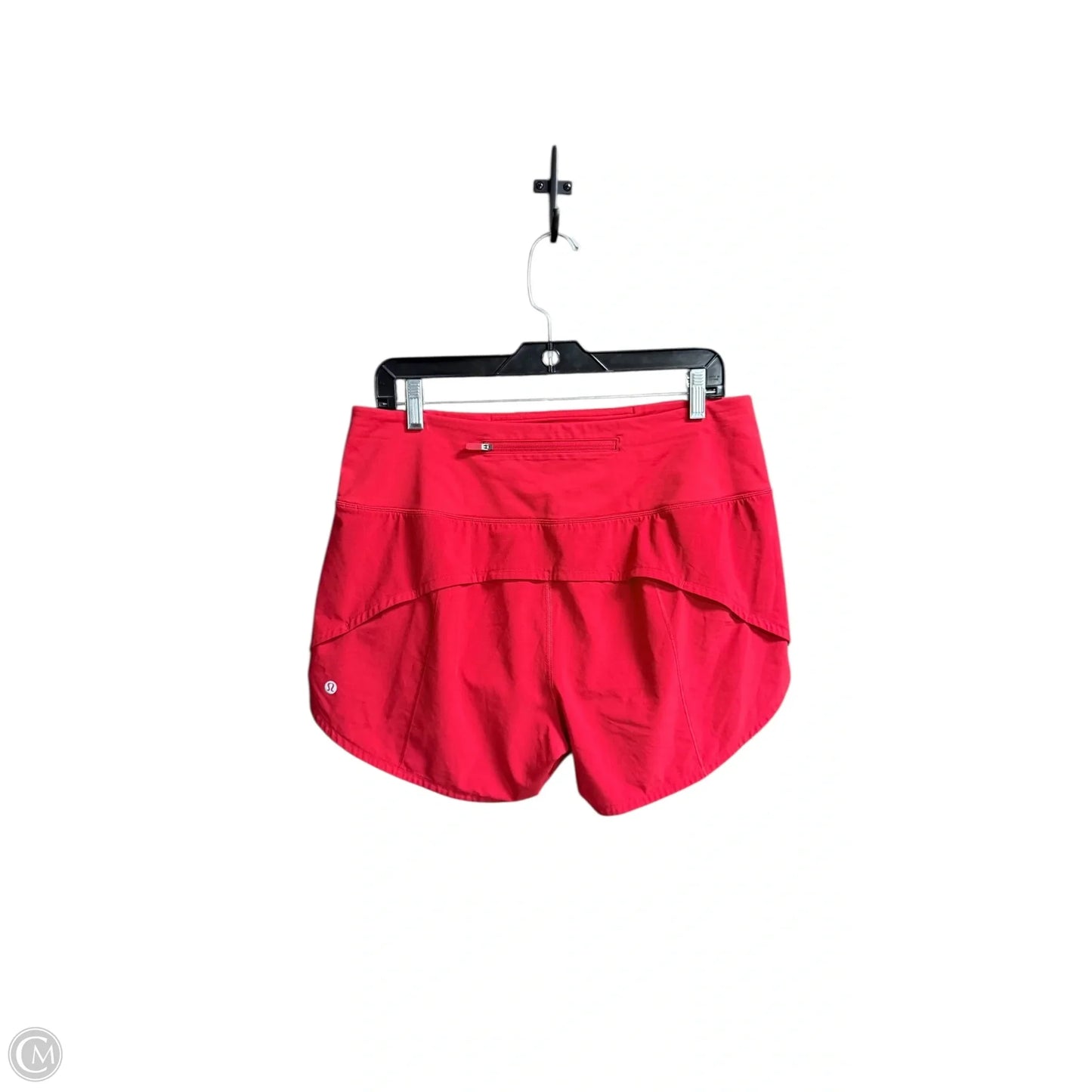 Athletic Shorts By Lululemon In Red, Size: M