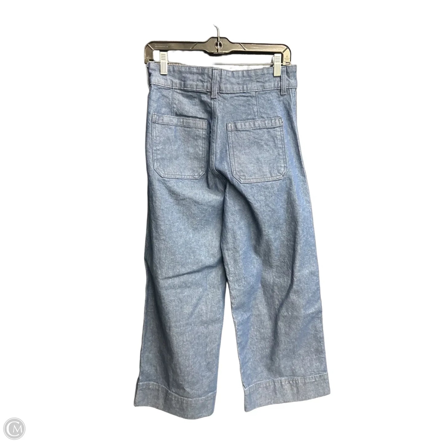 Jeans Wide Leg By H&m In Blue Denim, Size: 6