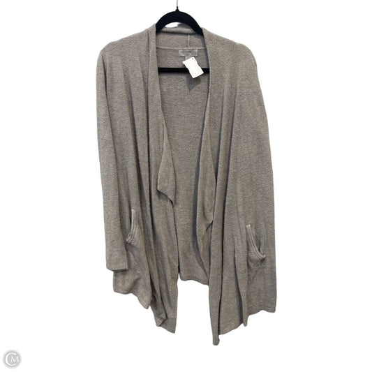 Sweater Cardigan By Barefoot Dreams In Grey, Size: S