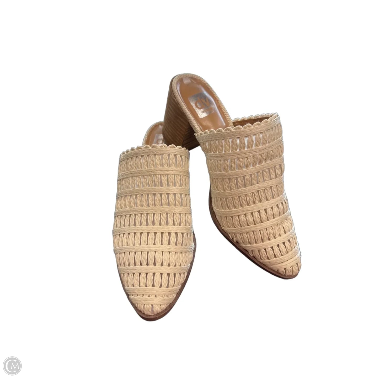 Shoes Heels Block By Dolce Vita In Cream & Tan, Size: 10