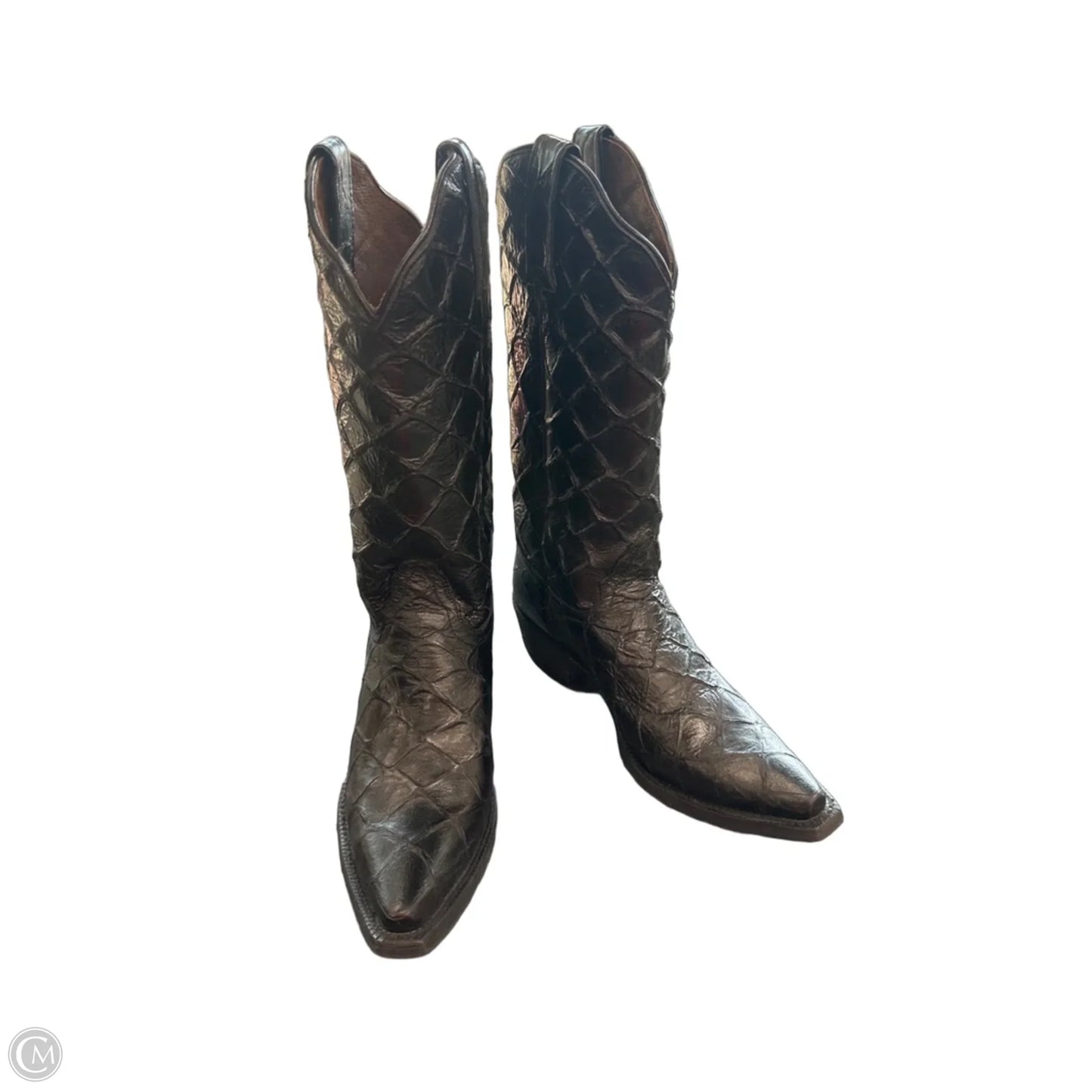 Boots Western By Clothes Mentor In Black, Size: 8.5