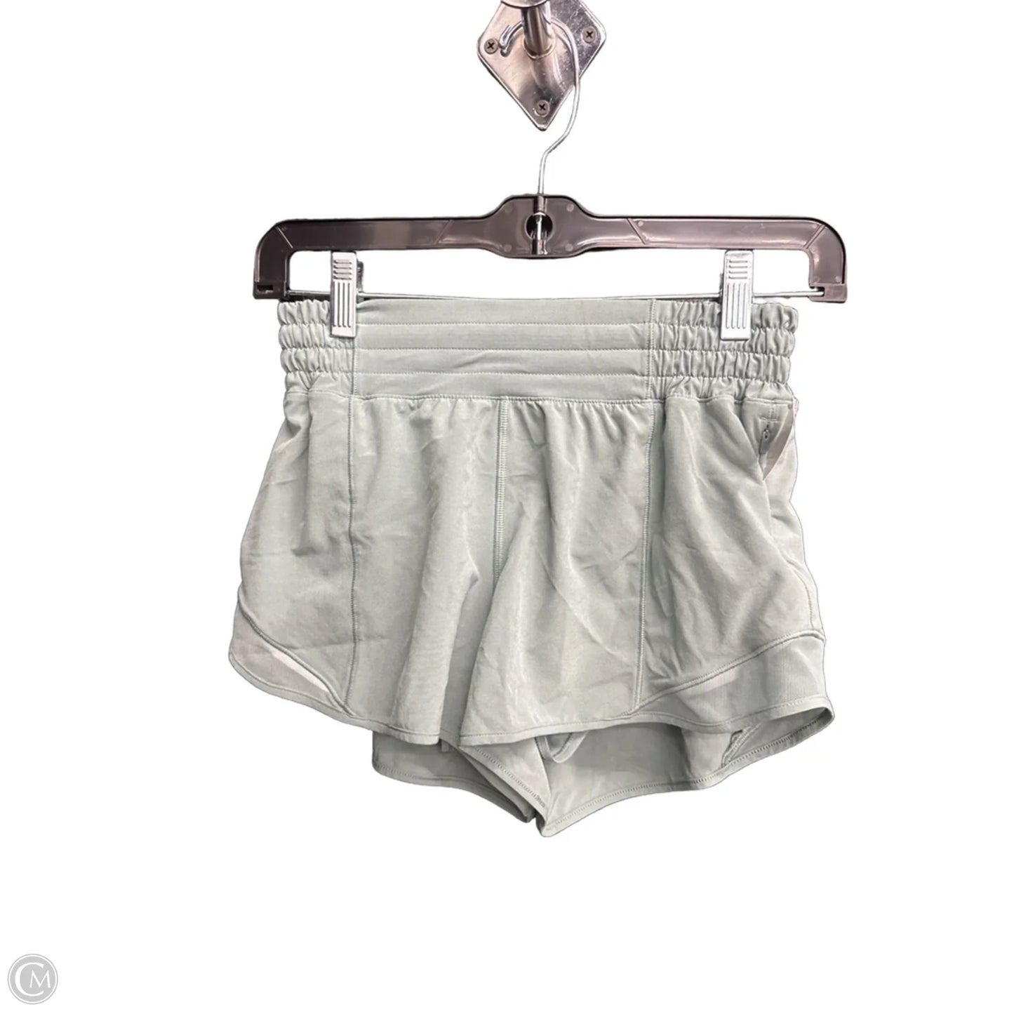 Athletic Shorts By Lululemon In Green, Size: Xs