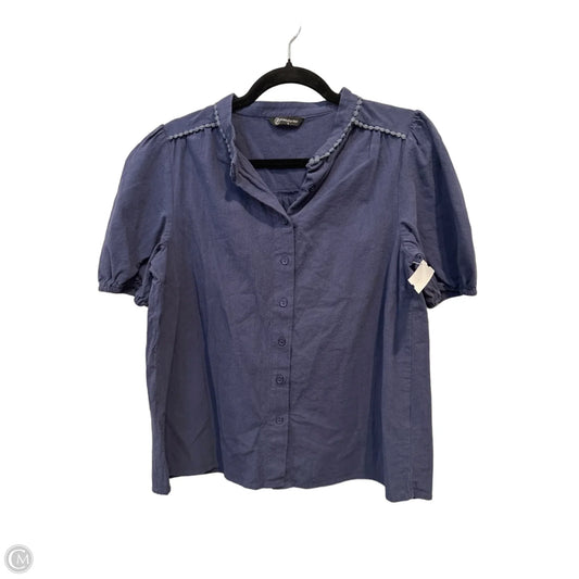 Top Short Sleeve By Prettygarden In Navy, Size: S