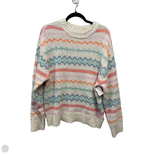 Sweater By American Eagle In Cream, Size: M