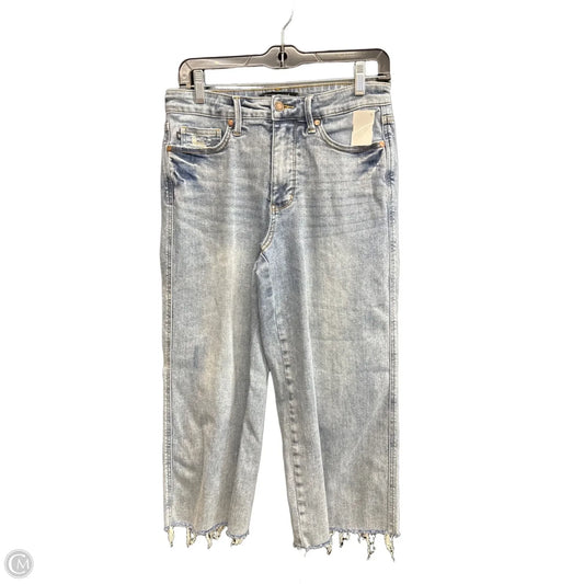 Jeans Wide Leg By Judy Blue In Blue Denim, Size: 8