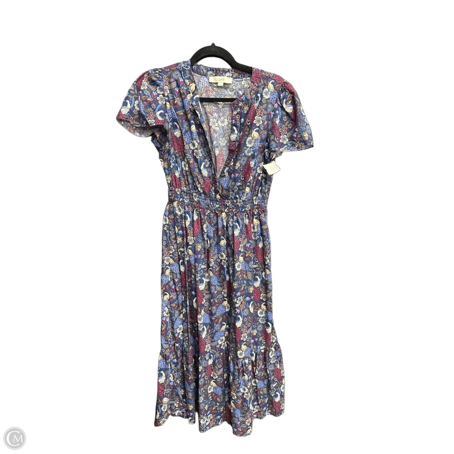 Dress Casual Maxi By Loft In Floral Print, Size: S