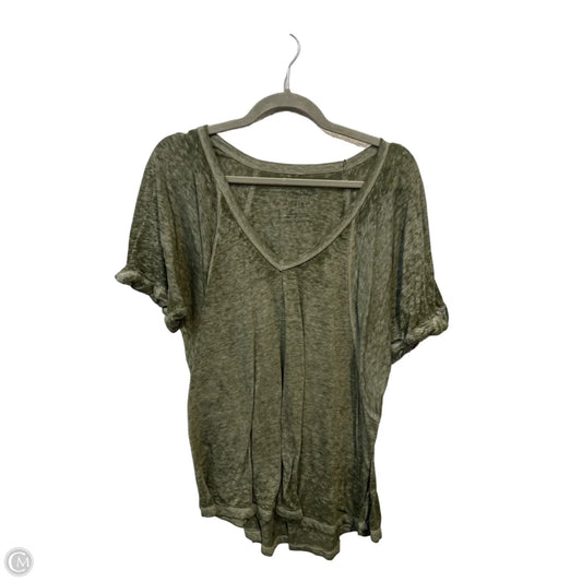 Top Short Sleeve By We The Free In Green, Size: M