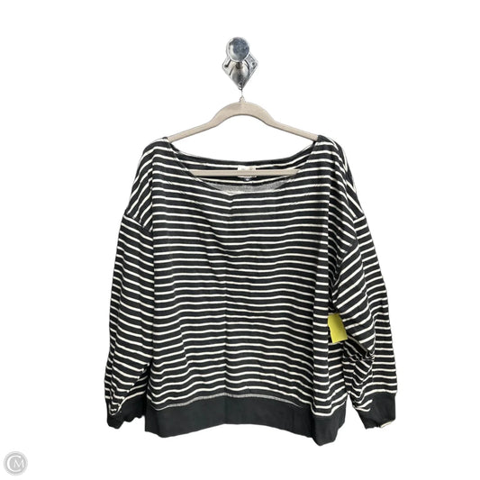 Top Long Sleeve By American Eagle In Striped Pattern, Size: Xl