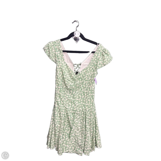 Dress Casual Midi By Clothes Mentor In Green, Size: L