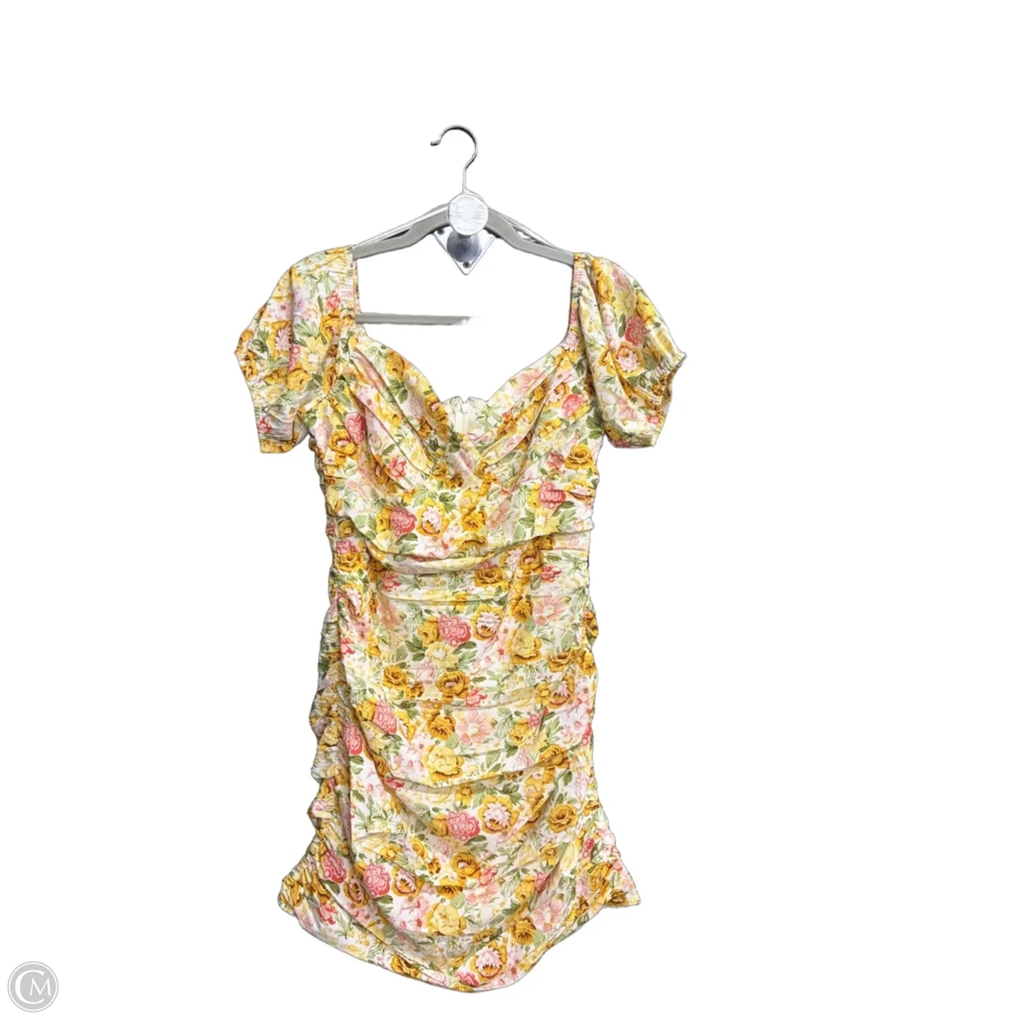 Dress Casual Short By Clothes Mentor In Yellow, Size: L
