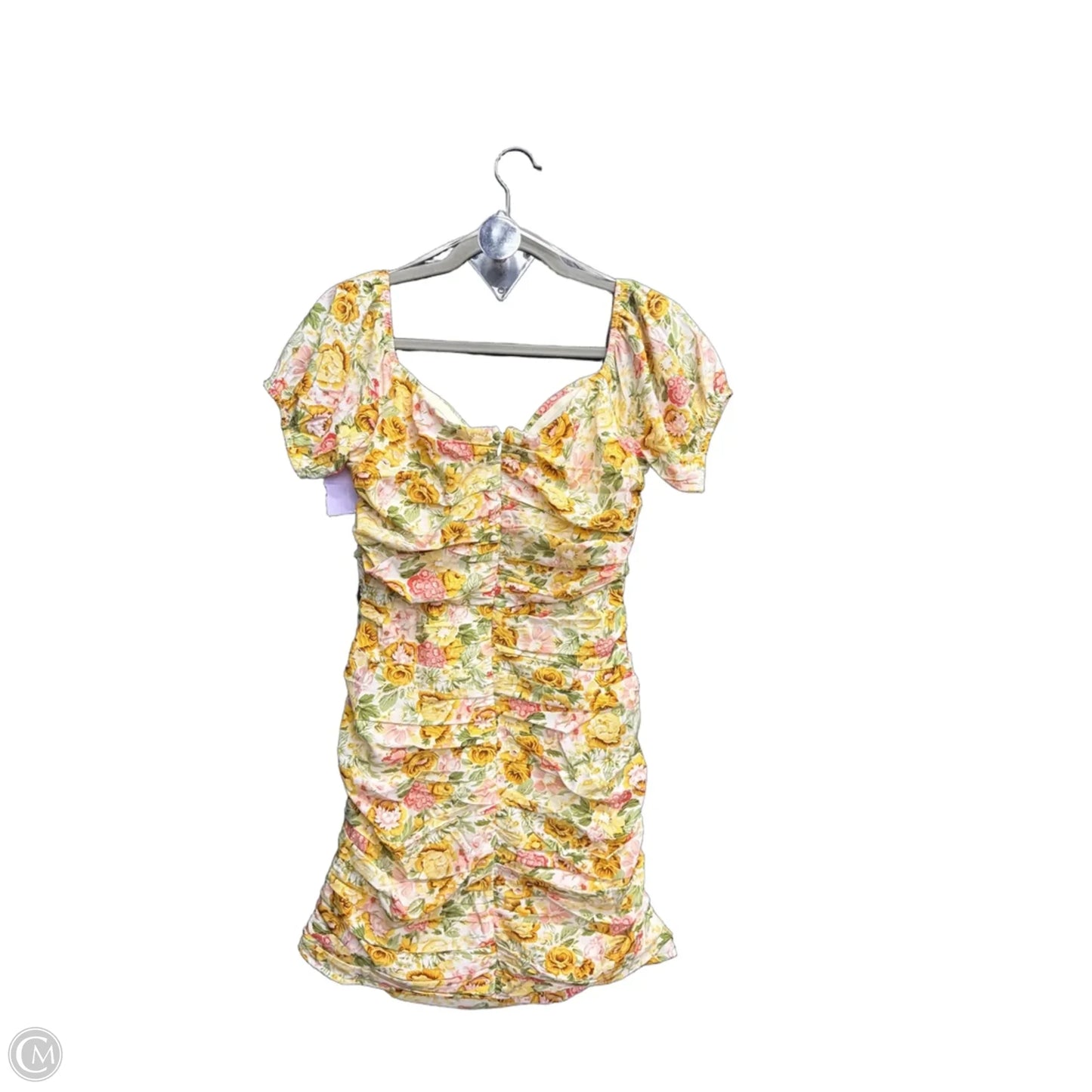 Dress Casual Short By Clothes Mentor In Yellow, Size: L