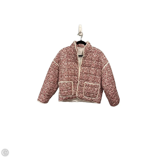 Jacket Puffer & Quilted By Clothes Mentor In Maroon, Size: S